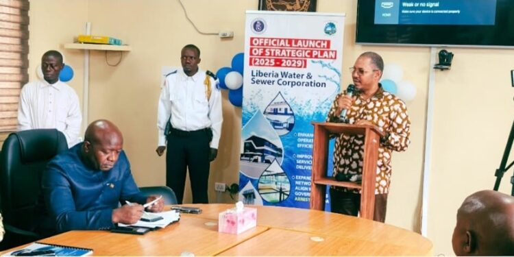 LWSC officials unveil $156.6M five-year strategic plan to expand water and sanitation services in Liberia by 2029.