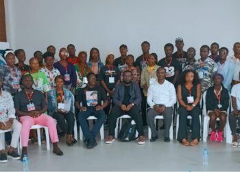 Participants at the Liberia Network Operators Group launch in Paynesville, focusing on internet infrastructure, cybersecurity, and technical training.