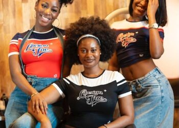 Liberians dressed in Too Easy’s vibrant Independence Day outfits, celebrating in cultural unity across Monrovia and diaspora communities