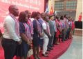 Group photo of Liberian students awarded scholarships by the Chinese Government, set to study in China and at local universities.
