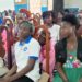 Liberian youth participate in an empowerment workshop organized by A New Day at House of Grace Parish in Monrovia to take action against the drug crisis.