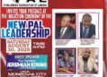 Poster announcing Publishers Association of Liberia new leadership induction with Alphonso Toweh as president and Vice President Jeremiah Koung as guest speaker.