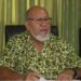 FDA boss Rudolph Merab at a press briefing amid allegations he pushed a community forest into a logging deal with his friend’s company.