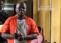 Sam Worlobah, accused of posing as a doctor and performing a fatal surgery at Lofa Medical Services Clinic, appears in court after pleading not guilty to murder.