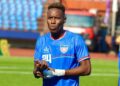 Liberia defender Sampson Dweh pictured in Lone Star jersey before injury ruled him out of 2026 World Cup qualifiers