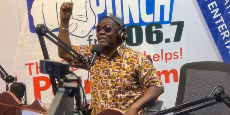 Former Senator Sando Johnson speaking on Punch FM, accusing the Unity Party of ingratitude while praising President Joseph Boakai for showing appreciation to campaign allies.