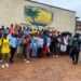 Tubman University students gather outside the William V. S. Tubman Pavilion in Harper for the 2025 orientation program.