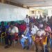 Patients and healthcare workers gathered at CB Dunbar Hospital in Bong County during the launch of a cost-sharing drug program aimed at improving medical supply availability.