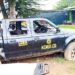 Liberia Drug Enforcement Agency vehicle in Nimba County amid controversy over escape of notorious drug suspect Charles Taylor