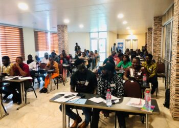 Journalists from across Liberia attend anti-corruption training organized by the LACC and UNDP in Ganta, Nimba County.