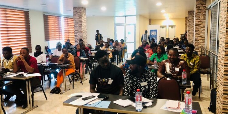 Journalists from across Liberia attend anti-corruption training organized by the LACC and UNDP in Ganta, Nimba County.