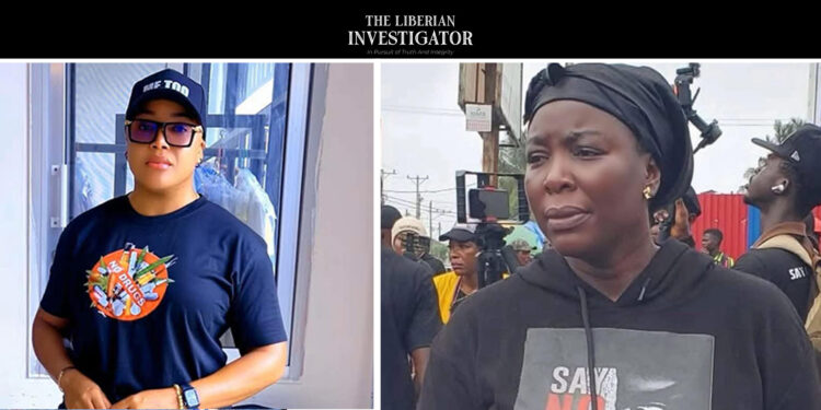 Roseline Amah Giddings and Sonnie Kollie, central figures in Liberia’s “Say No to Drugs” campaign, amid a leadership feud threatening the movement’s stability.