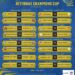 Official fixture poster for the 2025 Bettomax Champions Cup featuring Heaven XI, Blackman Warriors, Bea Mountain, Paynesville FC, Watanga FC, Discoveries FC, Global Pharma, and Free Port FC