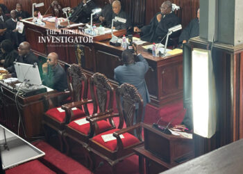 Empty seats during Chief Justice Sie-A-Nyene Yuoh’s retirement ceremony after Legislature and Executive boycott
