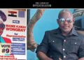 Collage showing Bories Barlea and campaign poster of Madee Kamah Wongbay, both demanding a recount in the Nimba District 5 by-election