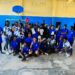 Liberian youth handball players at the Professional Sports Academy pose after training as PSA prepares for the 2026 Youth Olympics in Senegal.