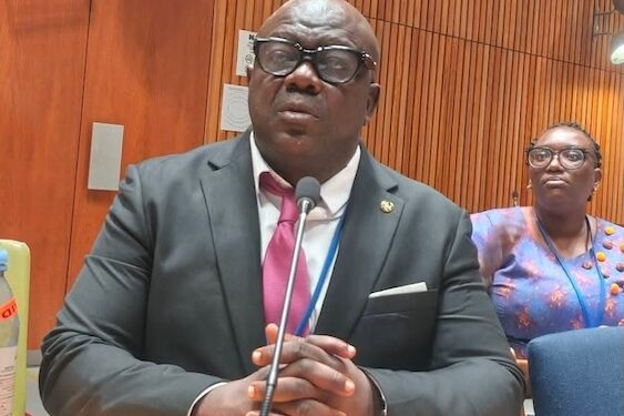 Deputy Youth Minister J. Bryant McGill at official meeting before rape and corruption allegations