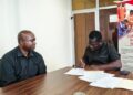 ArcelorMittal Liberia officials sign a three-year sponsorship agreement with the Liberia Marathon Trust in Monrovia, committing $30,000 annually.