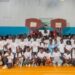APM Terminals Liberia staff and YMCA Liberia leaders join children in Montserrado County for the 2025 Children Vacation Sports Program closing ceremony.