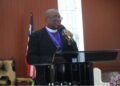 Bishop Samuel J. Quire Jr. of the United Methodist Church in Liberia speaks after returning from Angola, where the 2025 Africa College of Bishops met.