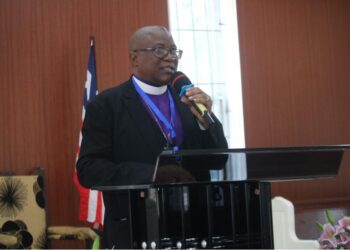 Bishop Samuel J. Quire Jr. of the United Methodist Church in Liberia speaks after returning from Angola, where the 2025 Africa College of Bishops met.