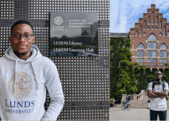 Liberian ICT4D professional Carol Doe at Lund University after winning the Swedish Institute Scholarship for Global Professionals