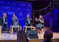 Cllr. Charlyne M. Brumskine speaks on a high-level panel at the Global Progress Action Summit in London alongside European leaders, urging governments to deliver services that restore public trust.