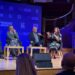 Cllr. Charlyne M. Brumskine speaks on a high-level panel at the Global Progress Action Summit in London alongside European leaders, urging governments to deliver services that restore public trust.