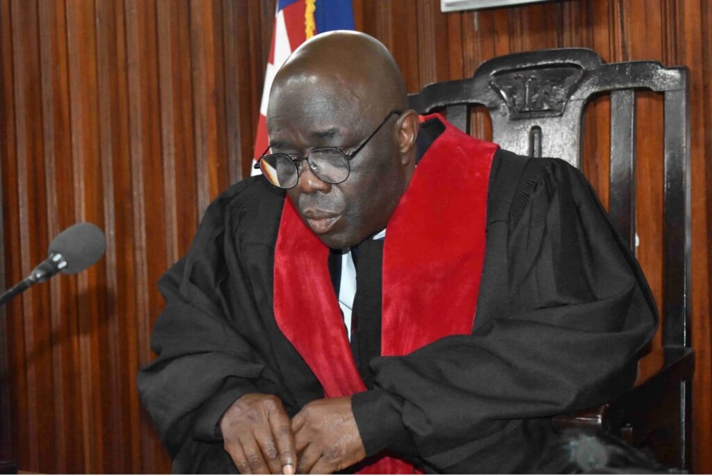 Chief Justice Yamie Quiqui Gbeisay
