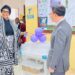 Chinese Ambassador Yin Chengwu and Health Minister Dr. Louise Mapleh Kpoto at donation ceremony for maternal health equipment in Liberia