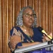 Deputy Minister Deweh Gray addressing an event
