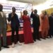 Members of the Engineering Society of Liberia Accreditation and Licensing Board take oath during the induction ceremony at Monrovia City Hall.