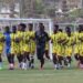 FC Fassell players training ahead of their CAF Champions League preliminary-round clash with Algeria’s MC Algiers.