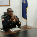 Liberia’s Police Inspector General Gregory Coleman speaks at a press briefing in Monrovia on the alleged rape case involving Deputy Youth Minister Bryant McGill