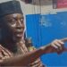 iberian lawyer and former presidential candidate Cllr. Tiawan Saye Gongloe speaking in Monrovia, warning that corruption could ‘outsource’ the presidency.