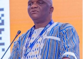 LRA Commissioner General James Dorbor Jallah delivering remarks at the WATAF High-Level Policy Dialogue in Freetown, Sierra Leone