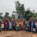 Citizens of Gou, Bong County, Liberia celebrate the launch of an 8-kilometer road project bringing connectivity, healthcare access, and new opportunities