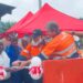 ArcelorMittal Mining CEO Kleber Silva cut ribbons
