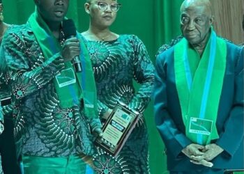 efferson Koijee alongside CDC members at a political event, accusing the Boakai administration of “economic terrorism” through the Liberia Petroleum Refining Company