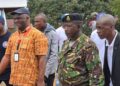 Liberia Revenue Authority Commissioner General James Dorbor Jallah with Sierra Leonean officials during the West African Tax Administration Forum in Freetown.