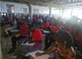 Journalism students attending the 5th Fact-Checking Symposium organized by Local Voices Liberia in Monrovia.