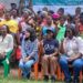 World Bank Country Manager for Liberia Georgia Wallen and partners from Catholic Relief Services, Plan International, and ActionAid pose with women beneficiaries of the Liberia Women Empowerment Project in Zannah Town, Montserrado County, celebrating progress in rural women’s financial literacy, savings groups, and small enterprise development