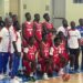 Liberia U-16 basketball team poses before Afrobasket debut against Mali in Kigali