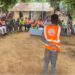Community members in Maryland County gather at the dedication of new sanitation facilities honoring late Senator H. Dan Morais
