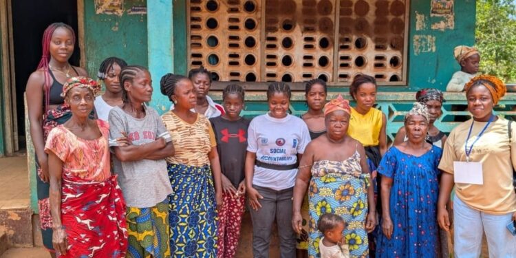 Citizen monitors trained by Naymote and UNDP tracking development projects across Liberia