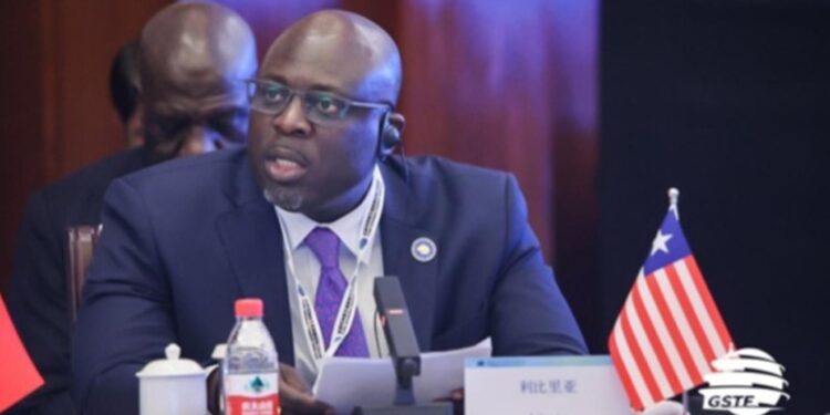 Liberia’s maritime commissioner Neto Lighe