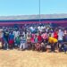 Children, parents, and community members celebrate the reopening of the renovated Comfort K. Toe Orphanage School in Christopolis, Liberia, led by Orphans Concern.
