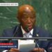 President Boakai speaking at the UN