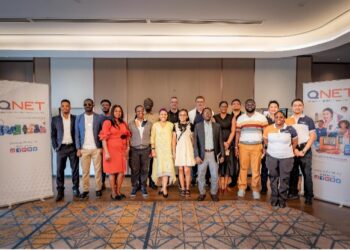 QNET participants from Liberia and other countries attending the 27th anniversary V-Malaysia 2025 convention in Penang, Malaysia.