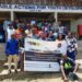 Community members, police, magistrates, and prison officials gather in Sanniquellie for a Rescue Alternatives Liberia awareness forum on criminal justice roles